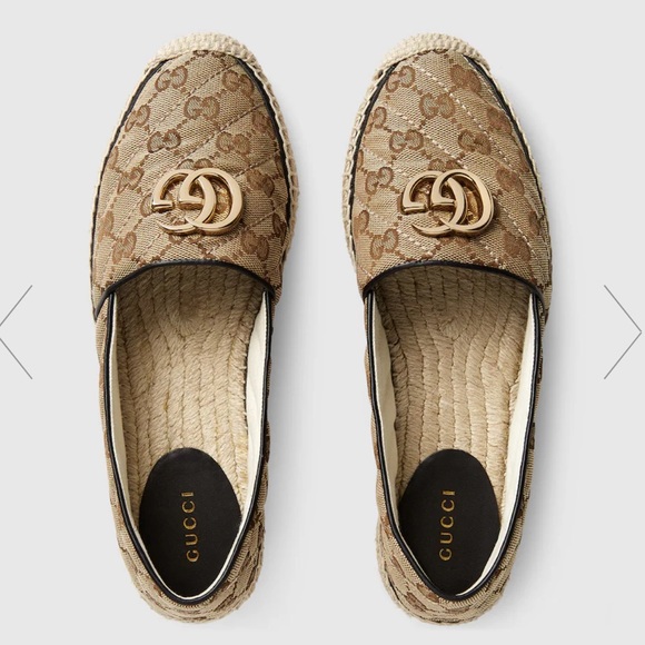 Gucci GG Matelasse Canvas Espadrille - NWT - Picture 13 of 16